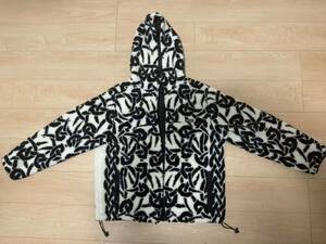 Supreme Mサイズ シュプリーム Celtic Knot Reversible WINDSTOPPER Fleece Hooded Jacket Stone フリース リバーシブル