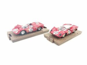 6L ブルム フェラーリ 330 P4 スパイダー 1/43 ミニ カー Spider ferrari brumm◆ル マン 24時間 レース ブラム 絶版 当時物 模型 モデル