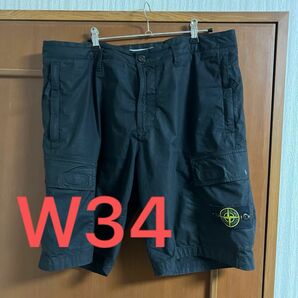 Stone Island ショートパンツ ハーフパンツ　ブラック　W34