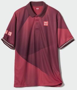 UNIQLO NK '23 WEAR RED 【M】SIZE ユニクロ 2023年 錦織圭 ポロシャツ 赤ベース Lサイズ 新品