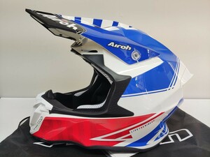 【在庫1点限り売切り】 Airoh アイロー Twist 2.0 Tech ブルー 59-60cm 国産Mサイズ相当 ai014