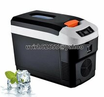 実用★10L冷蔵庫冷温庫 周囲温度より22℃低い 2電源式 AC100～120V DC12V/12V 小型 コンパクト 家庭&車用 カー トラック 保温保冷ボックス_画像1