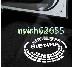 トヨタ・シエナSienna 3代目 専用フロント ドア LEDプロジェクションカーテシイルミ 　2ｐセット