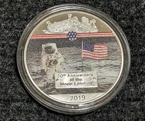 ★アポロ１１号★月面着陸５０周年記念【シルバーコイン】