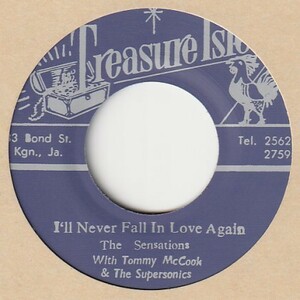 【2023.11発売 リマスター】I'll Never Fall In Love Again / The Sensations - Those Guy [Treasure Isle(JP)] t053 *Bitty McLean 元オケ