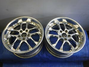 ◆◆SSR AGLE MINERVA 17x9 +37 114.3 ジャンク ホイール2本