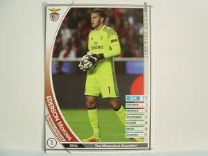 WCCF 2016-2017 白 エデルソン・モラレス　Ederson Moraes 1993 Brazil　SL Benfica Portugal 16-17 #A086 Panini