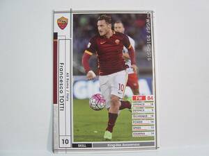 WCCF 2015-2016 EXTRA 白 フランチェスコ・トッティ　Francesco Totti 1976 Italy　AS Roma 15-16 Extra Card