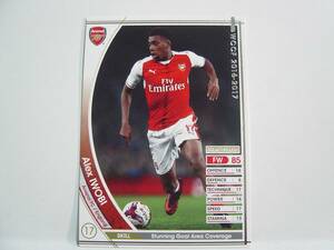 WCCF 2016-2017 白 アレックス・イウォビ　Alex Iwobi 1996 Nigeria　Arsenal FC England 16-17 #A004 Panini