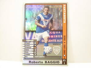 Panini WCCF 2001-2002 FA ロベルト・バッジョ　Roberto Baggio Brescia Calcio 01-02 Italy Serie A Fantasista