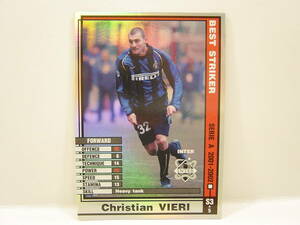 Panini WCCF 2001-2002 BS クリスティアン・ヴィエリ Christian Vieri FC Inter Milano 01-02 Italy Serie A Best Striker