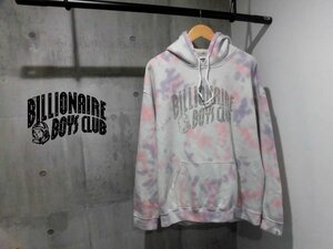 BILLIONAIRE BOYS CLUB ビリオネアボーイズクラブ CURVE LOGO WR18 HOODIE ロゴ タイダイ染め スウェットパーカーL/プルオーバー フーディ