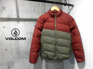 VOLCOM ボルコム/PUFF VON PUFF JACKET バイカラー ダウンジャケットS/ダウンブルゾン/メンズ/1631400/スノーボード