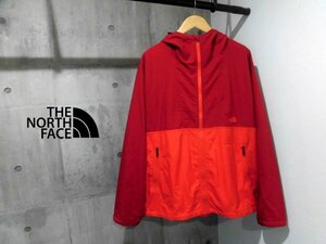 THE NORTH FACE ザ ノースフェイス/NP21530/アウトドア コンパクトジャケットXL/メンズ アウトドアジャケット/レッド×オレンジ