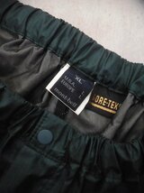 美品/mont-bell モンベル/GORE-TEX ゴアテックス リップストップナイロン レインパンツXL/メンズ/レインウエア/アウトドア/緑 モスグリーン_画像7