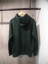 22FW LACOSTE ラコステ SH059EL ヴィンテージロゴパーカ/FR 4 US M/ビッグワニロゴプリント スウェット フーディ/プルオーバー/緑/メンズ_画像5