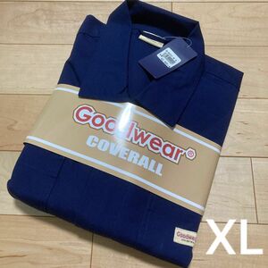 Goodwear つなぎ　作業着　ネイビー　XL