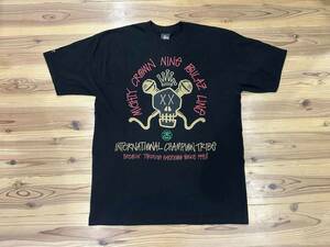 stussy×MIGHTY CROWN×NINE RULAZ ステューシー マイティークラウン ナインルーラーズ コラボTシャツ