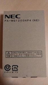 【新品未使用】NEC Aterm PA-WG1200HP4(NE) 無線LANルーター Wi-Fi5 11ac対応 2.4GHz&5GHz対応 Wi-Fi