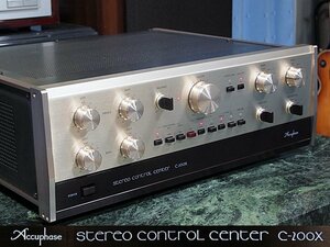 Accuphase C-200X ♪アキュフェーズ　集大成モデル 銘プリアンプ♪【メンテナンス・ケア済／美品】