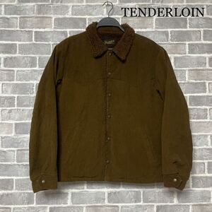 TENDERLOIN テンダーロイン SADDLE CORDUROY JKT サドルコーデュロイジャケット S ブラウン ボア