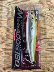 メガバス　メガドック　MEGADOG 180 #5 M CHRAT BACK KONOSHIRO　新品　1