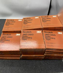 Scotch 3M JMT-3100 audio recordin tape 放送用 低雑音テープ リールテープ オープンリール ヴィンテージ レトロ 当時物 現状品 u00732