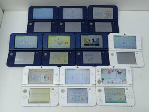 8■/Zこ7151　任天堂 new NINTENDO 3DSLL new ニンテンドー 3DSLL 本体 10台セット 起動〇/液晶〇/動作未確認 ジャンク/保証無