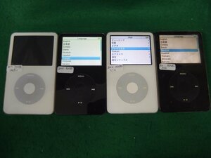 ユ■IP493　♪Apple iPod 第5世代 30GB 80GB 4台セット A1136 ジャンク