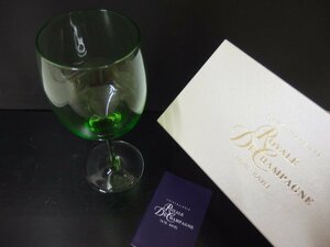 6■/Zク3698　Royale De Champagne ロワイヤル ド シャンパーニュ 　クリスタル グラス 箱付き