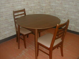  outlet free shipping!. length type jpy table * dining table table 3 point set * new goods unused * exhibition goods 