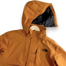 新品◆THE NORTH FACE◆防水 透湿 プロ シールド マウンテンジャケット 6 オレンジ L◆ノースフェイス フード脱着可◆bda J1346_画像6