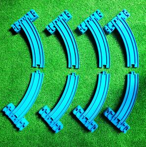 [8 pcs set sale ] Plarail sloping road bending line rail A(4ps.@) sloping road bending line rail B(4ps.@)