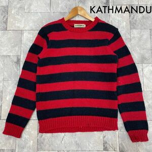 KATHMANDU HRMARKET Hollywood Ranch Market knitted sweater border meat thickness size L sphere SS1260