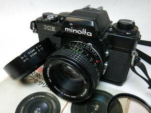 ミノルタ Minolta-XE ROKKOR 50mm f1.7付き ジャンク品