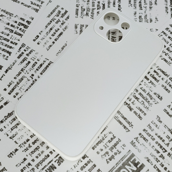 iPhone 13mini ガラス背面シリコンケース (24)ホワイト (3)