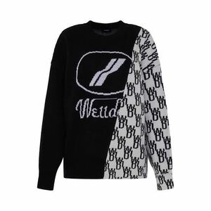 【WE11DONE】GRAPHIC LOGO SWEATER ウェルダン ロゴ ニット セーター モノグラム