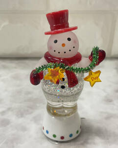 ** unused Mini bati let hat snowman shines snow ... Christmas goods decoration thing ornament interior antique **