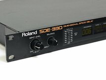 Roland ( ローランド ) SDE-330 Dimensional Space Delay スペース ディレイ　動作品！_画像4