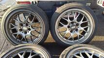 ★BBS　FORGED　RG718　ホイール4本 17インチ タイヤ付き　_画像3