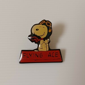 スヌーピー ピンバッジ ピンバッチ　ピンズ　ヴィンテージ　レトロ　'90 フライングエース　FLYING ACE