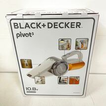 開封済/未使用 ブラックデッカー BLACK+DECKER ピボット pivot3 10.8v ハンディクリーナー 掃除機 お掃除 小型【NK4128】 _画像3