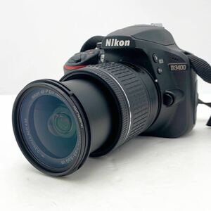 Nikon デジタルカメラ D3400 一眼レフ AF-P DX NIKKOR 18-55mm ニコン デジカメ バッテリーチャージャー無【NK4333】