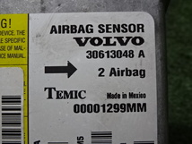 インボイス対応 VOLVO ボルボ S40・4B4204 2003・エアバッグコンピューター・エアバッグセンサー・30613048 00001299MM_画像5