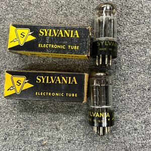 11628 SYLVANIA USA 6BX7GT 2個セット　真空管　現状品　動作未確認