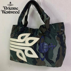 Vivienne Westwood ハンドバッグ シードツリー 迷彩 カモ柄 ヴィヴィアン ウエストウッド トートバッグ カモフラージュ エナメル 鞄 レザー