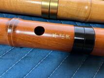 和楽器 尺八 木製 竹製　4本 各種 部品取り 練習用にいかがでしょう ※商品詳細を確認下さい！ _画像7