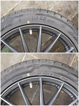 レクサス RC300h 用 スタッドレスタイヤ+アルミホイール　4本セット 235/45R18 PCD114.3 5穴 ハブ60 中古美品　_画像8