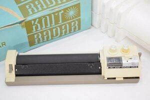 KNIT RADAR ニットレーダー KR-6 シルバー編機 編み機 編物 手芸 レトロ 箱付 ハンドクラフト 毛糸 ニット 編機 家庭 昭和 Ha-579N