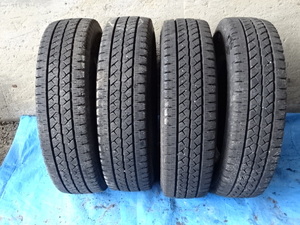 バリ溝 スタッドレス 200系 ハイエース ブリザック VL1 195/80R15 107/105L 2019年 4本